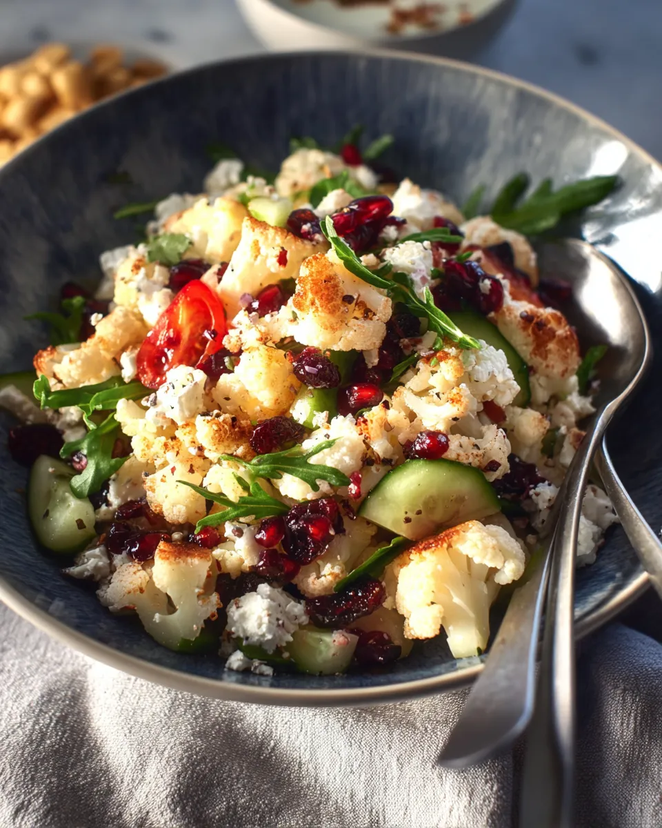 Mediterranean Cauliflower Salad